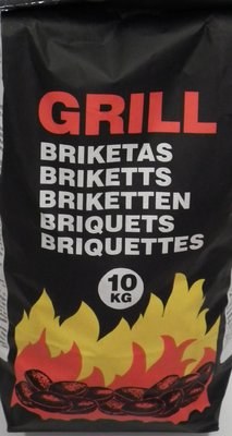 10KG GRILL CHARCOAL BRIQUETTES