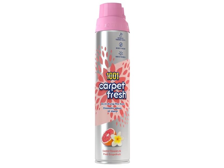 1001 CARPET FRESH- EXOTIC FLOWER S&amp; GRAPEFRUIT 300ML