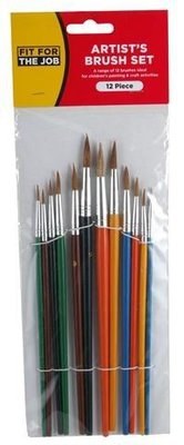 FIT FOR THE JOB 12PC ARTIST BRUSH SET