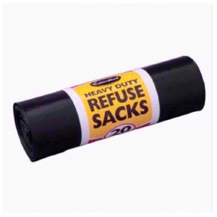 ESSENTIAL REFUSE SACKS 20PC