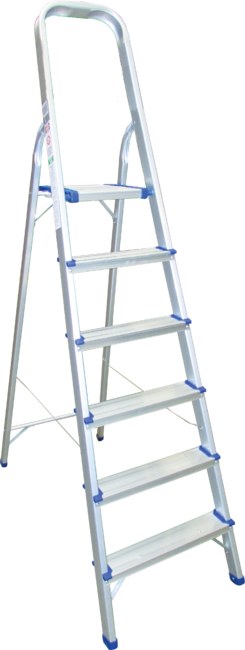RADIUS 6 TIER ALUMINIUM LADDER