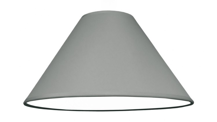 9" COOLIE LAMPSHADE - GREY 23CM