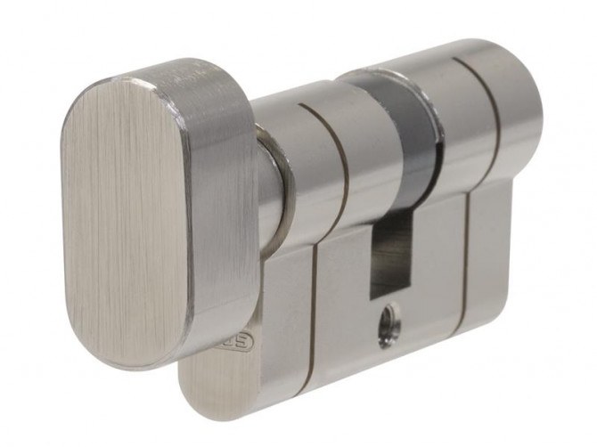 ABUS MECHANICAL KE50PS EURO THUMBTURN CYLINDER 35M/35MM