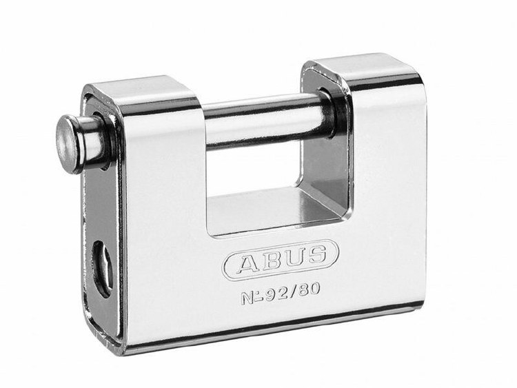 ABUS 92 SLIDING SHACKLE SHUTTER LOCK 65MM
