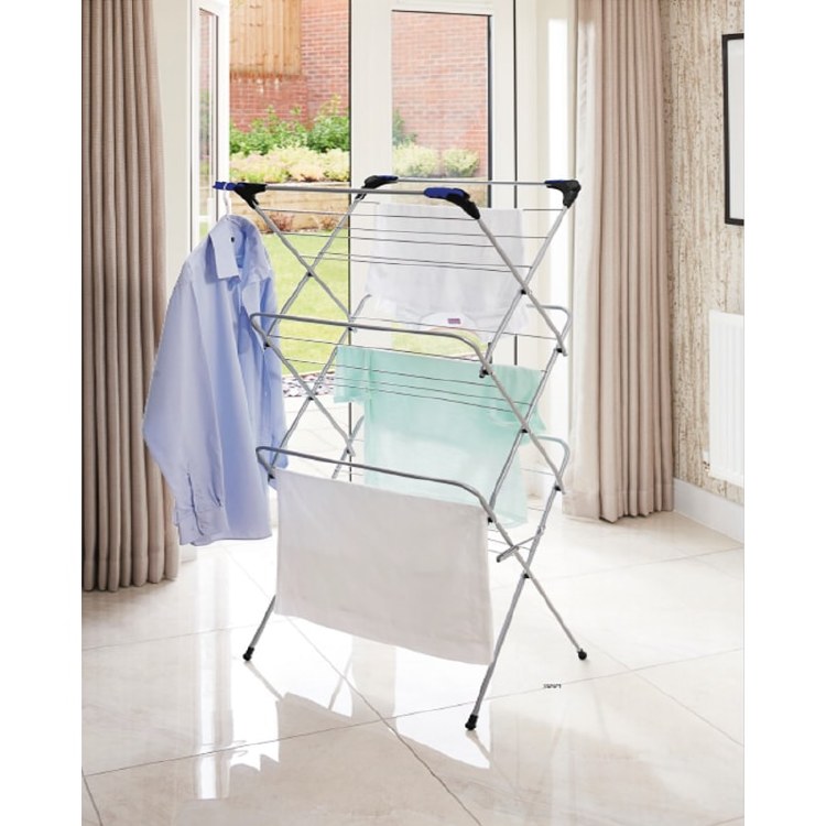 ADDIS 3 TIER CLOTHES AIRER WITH HOOKS