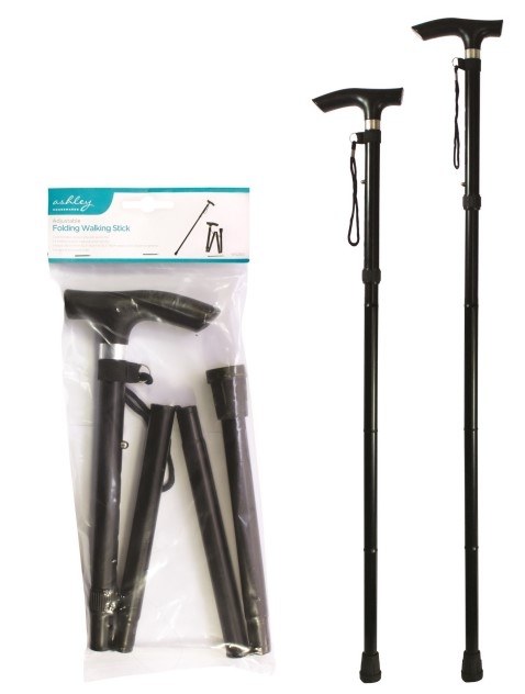 ASHLEY ADJUSTABLE FOLDABLE WALKING STICK