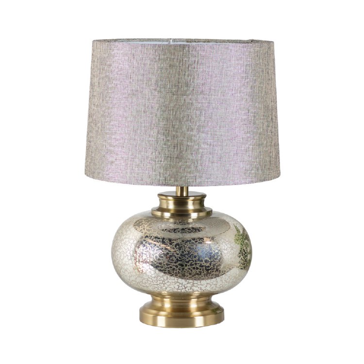 TARA LANE AMIRI TABLE LAMP MERCURY 44CM