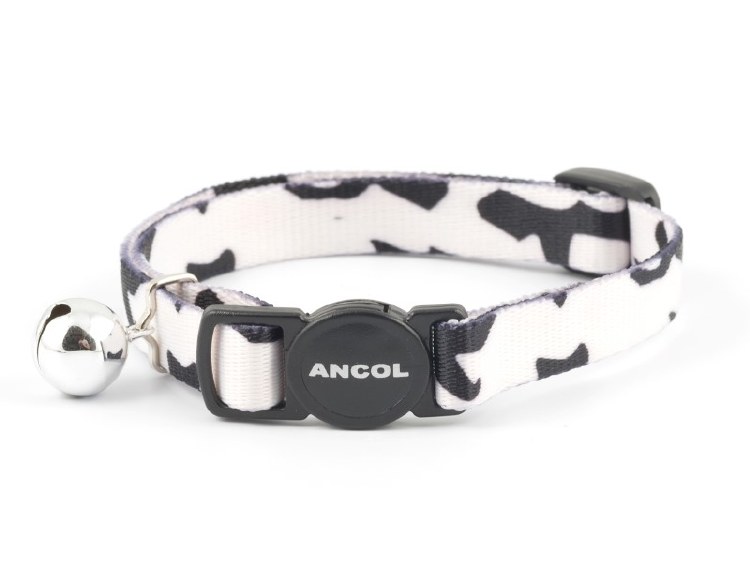 ANCOL CAT COLLAR BLACK/WHITE CAMO