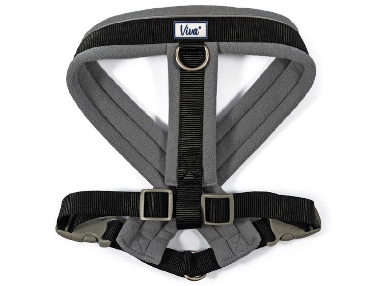 VIVA PADDED HARNESS BLACK SMALL