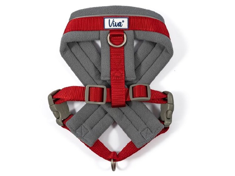 ANCOL VIVA PADDED HARNESS RED SMALL