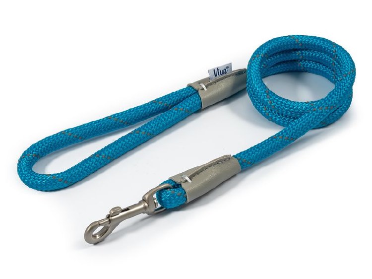 ANCOL VIVA ROPE SNAP LEAD BLUE 50KG 107 X 1.2CM