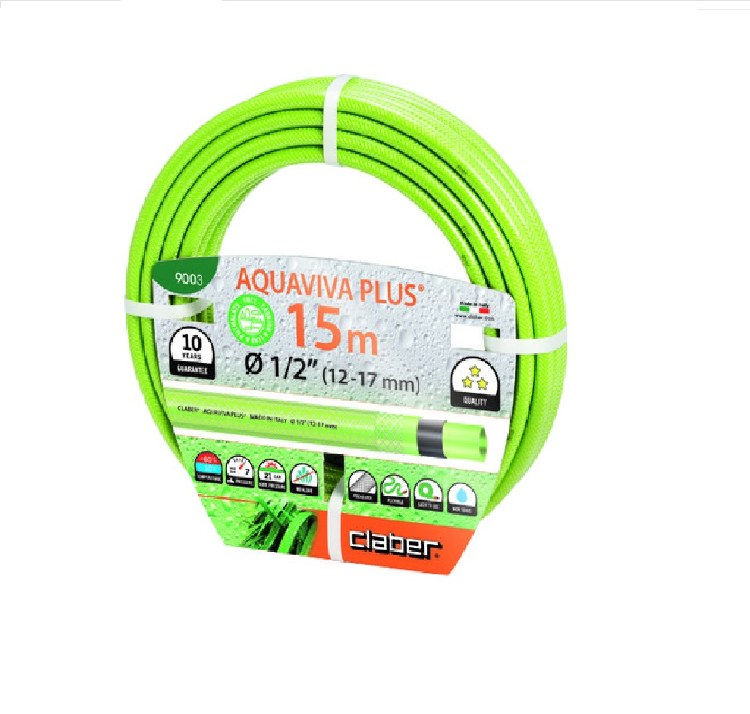 AQUAVIVA PLUS ½" (13MM) 15MTR GARDEN HOSE