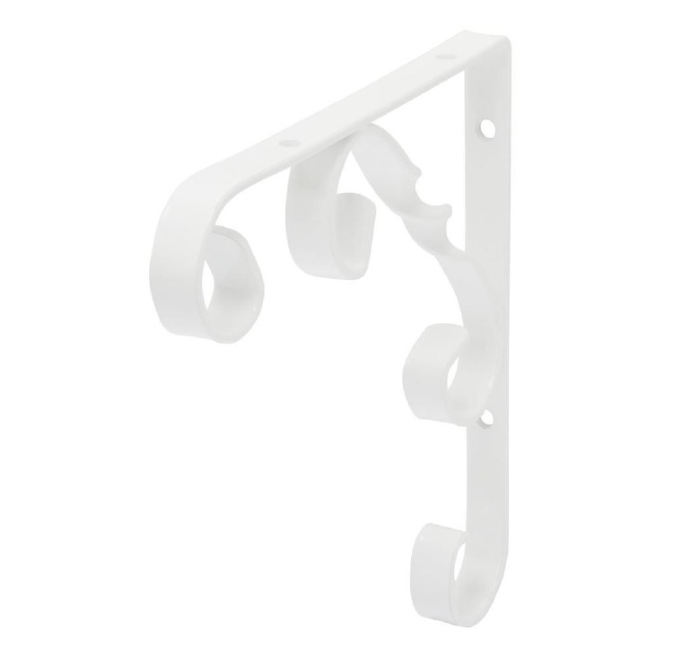 B ORG ORNAMENTAL BRACKETS WHITE 20 X 20CM