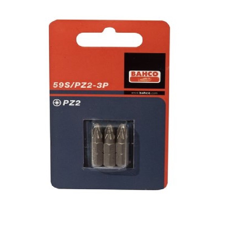 BAHCO 59S/PZ3-3P NO3 POZI BITS 25MM