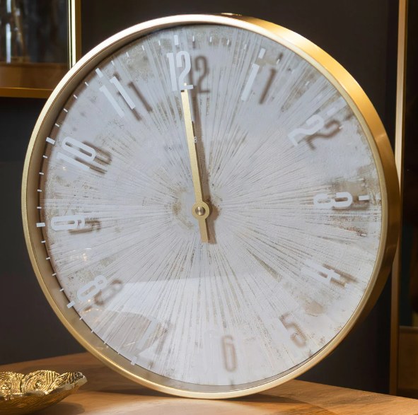 BAKER &amp; BROWN NYLA WALL CLOCK 30CM