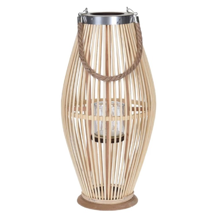 H&amp;S COLLECTION BAMBOO LANTERN  24x48CM