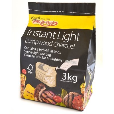 BAR-B-QUICK INSTANT LIGHT CHARCOAL 2PK  - (2 X 1.35KG)