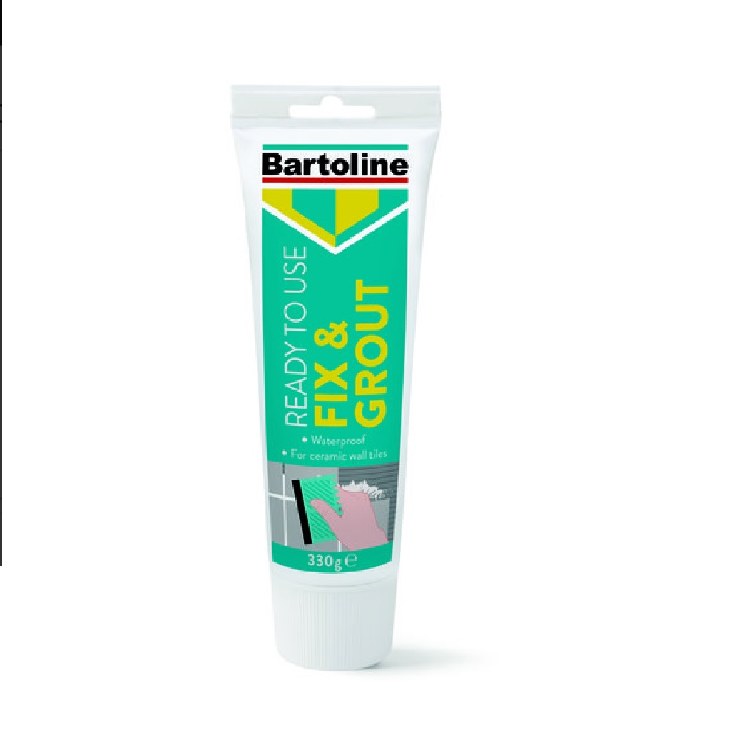 BARTOLINE  READY TO USE FIX AND GROUT SQUEEZY TUBE - 300G