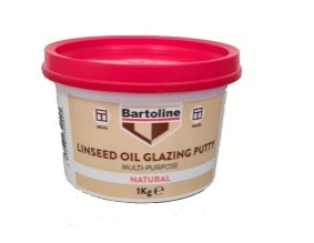 BARTOLINE NATURAL LINSEED OIL PUTTY 1KG