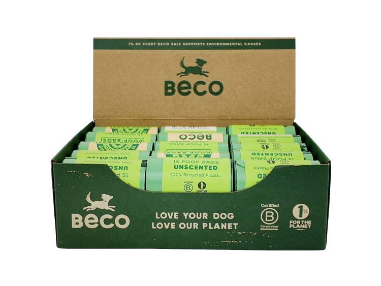 BECO UNSCENTED BAGS COUNTER DISP 30PC