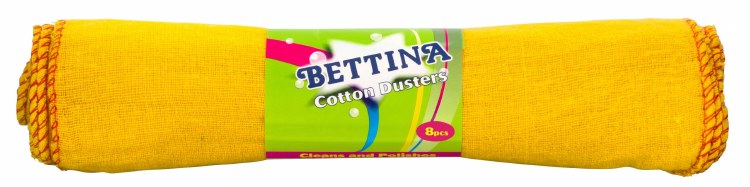 YELLOW COTTON DUSTERS 8 PACK