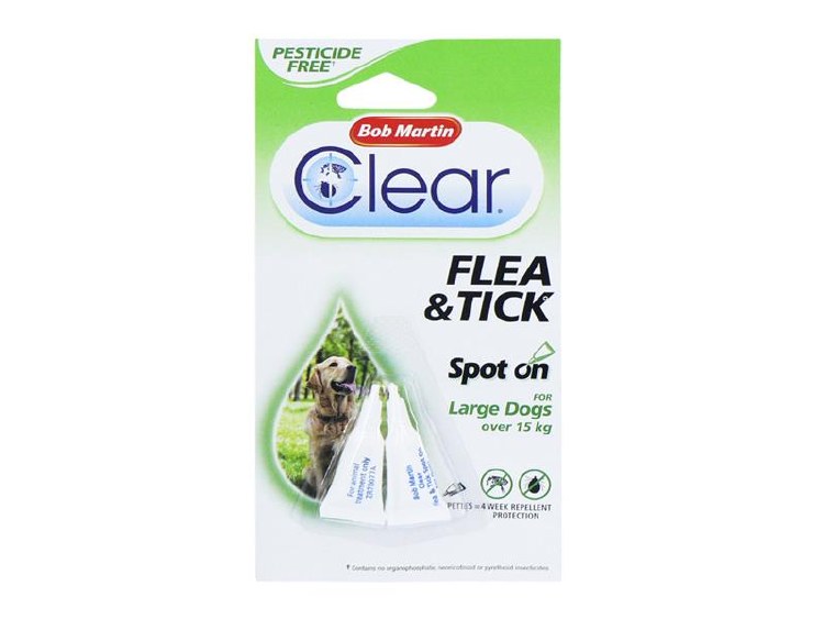 BOB MARTIN CLEAR SPOT ON FLEA LARGE DOG