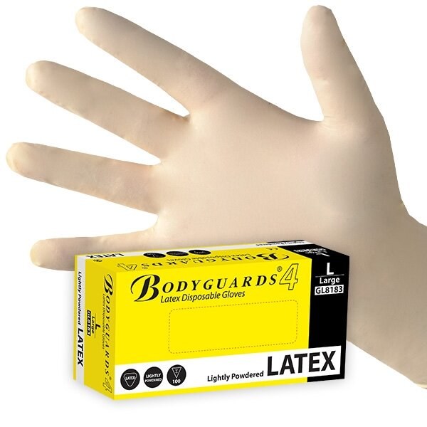 BODYGUARDS GL8185 XL LG DISP GLOVES (100)