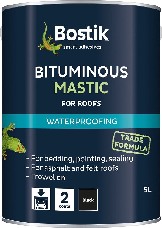 BOSTIK BITUMINOUS MASTIC FOR ROOFS 5L