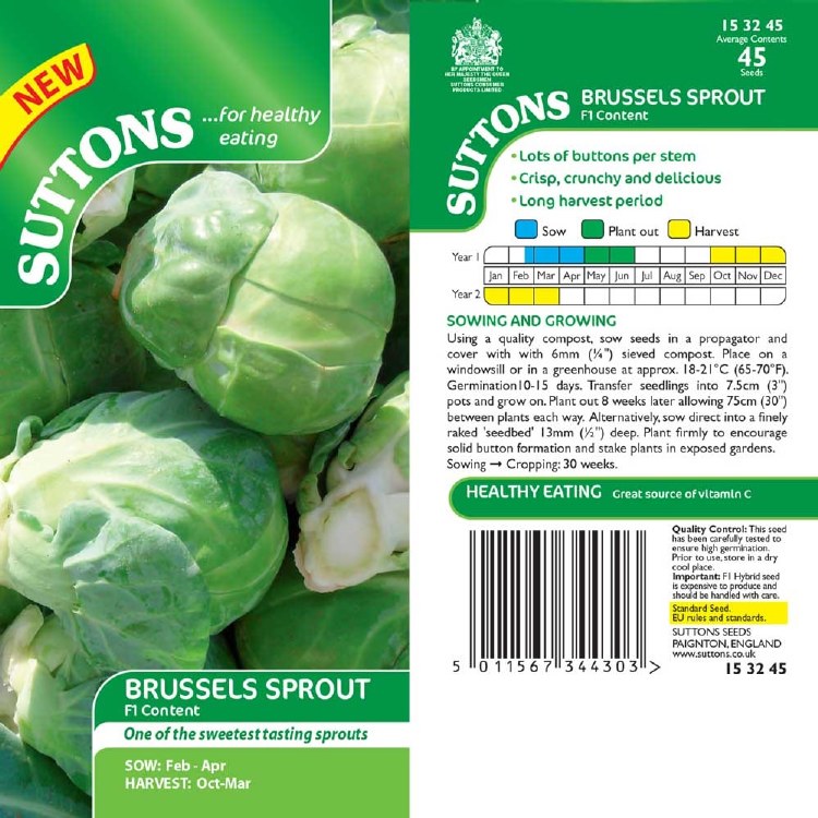 SUTTONS BRUSSELS SPROUT