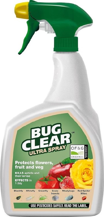 BUG CLEAR ORGANIC FRUIT &amp; VEG READY TO USE 800 ML