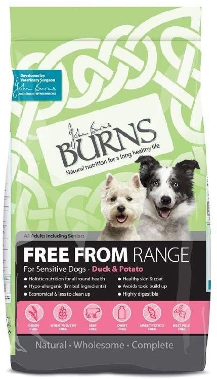 BURNS GRAIN FREE ADULT DUCK&amp;POTATO BUCKWHEAT 6KG