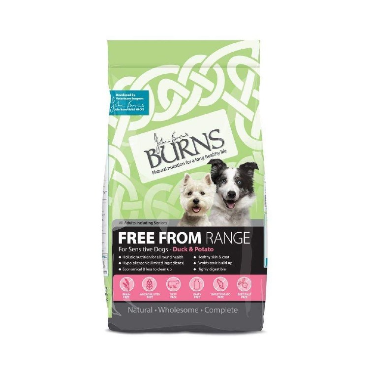 BURNS FREE FROM ADULT DUCK &amp; POTATO BUCKWHEAT 2KG