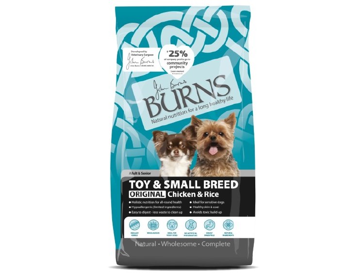 BURNS TOY &amp; SMALL BREED CHICKEN+RICE 6KG