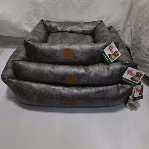 CHANELLE MEDIUM GREY BED 66X53X18CM