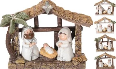CHRISTMAS NATIVITY SCENE - ASSORTED
