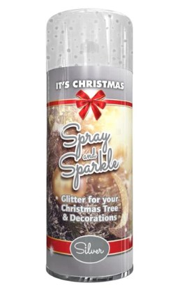 SPRAY AND SPARKLE GLITTER SPRAY - SILVER