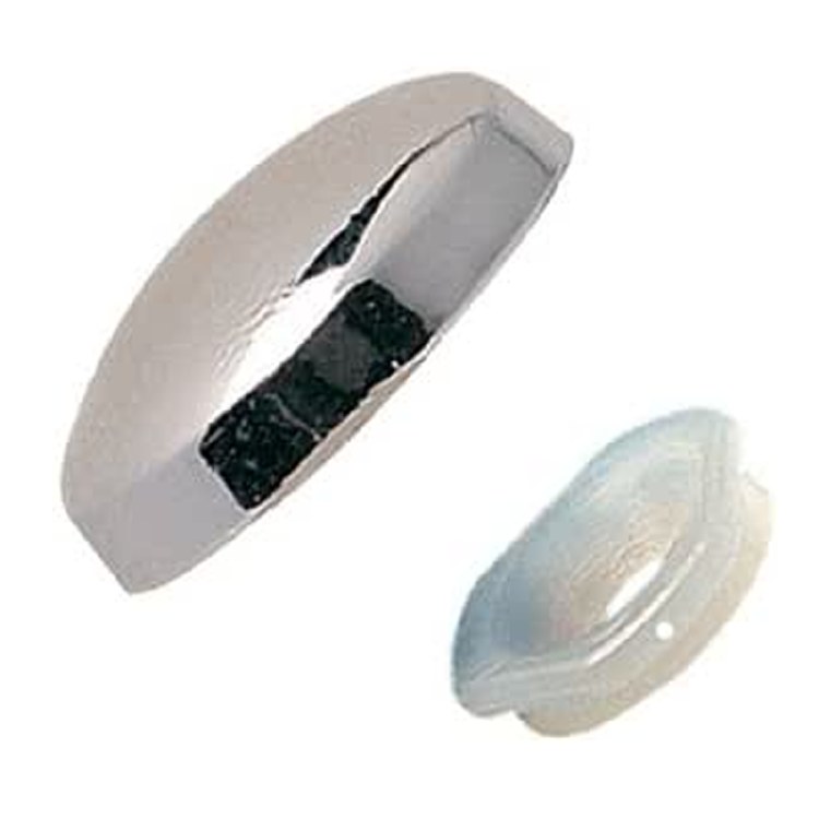 CHROME PLASTIC DOME COVERS