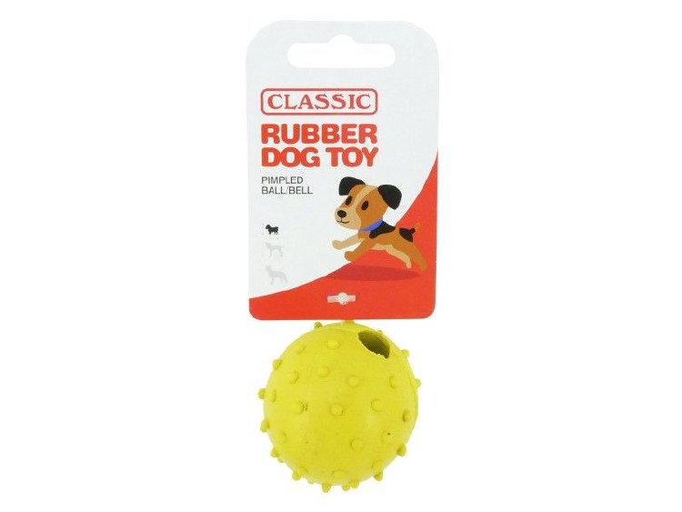 RUBBER PIMPLE BALL/BELL 4CM