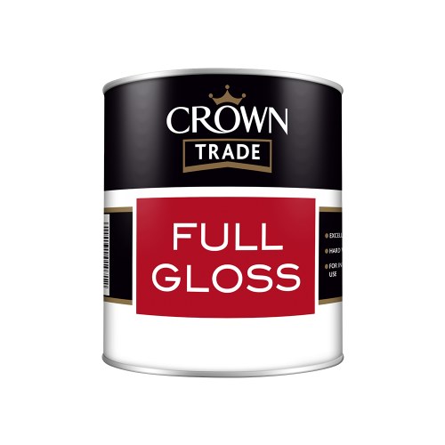 CROWN TRADE  OIL BASED GLOSS BRILLANT WHITE - 1L