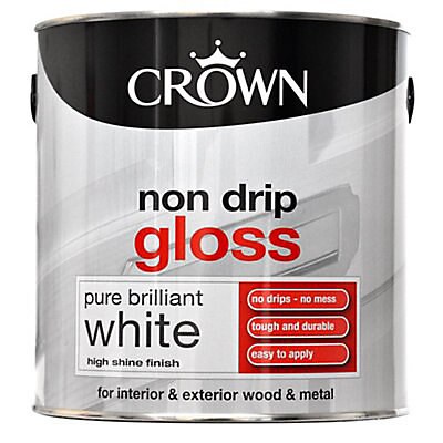 CROWN NON DRIP GLOSS 2.5L OIL BASED