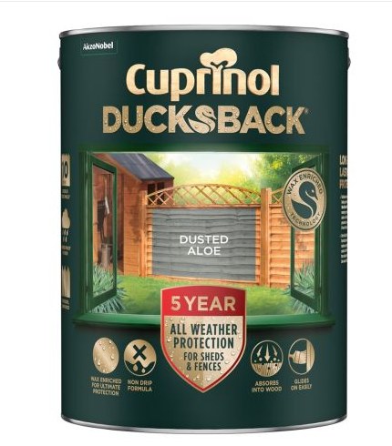 CUPRINOL DUCKS BACK DUSTED ALOE 5L