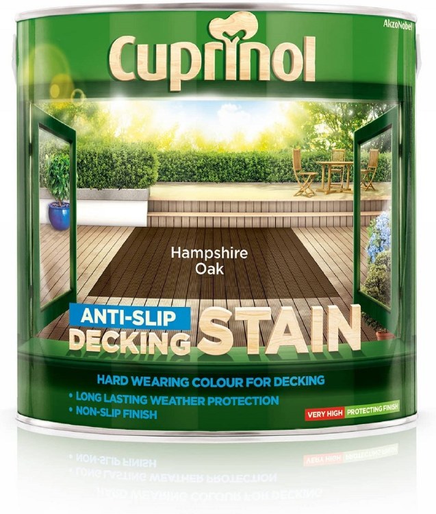 CUPRINOL ANTISLIP DECKING STAIN HAMPSHIRE OAK 2.5L