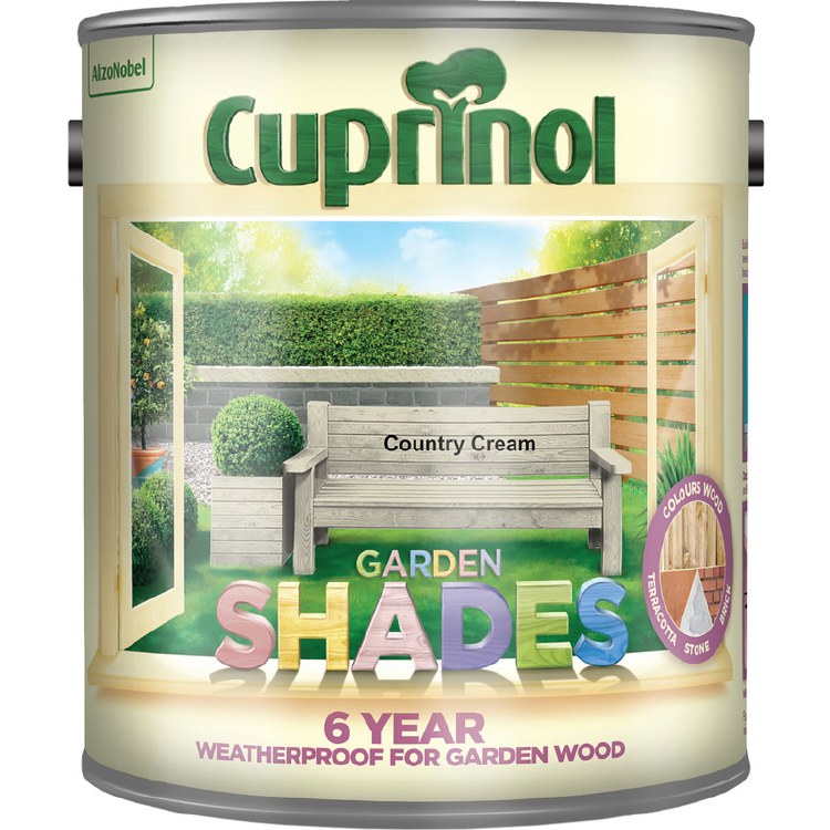 CUPRINOL GARDEN SHADES COUNTRY CREAM 1L