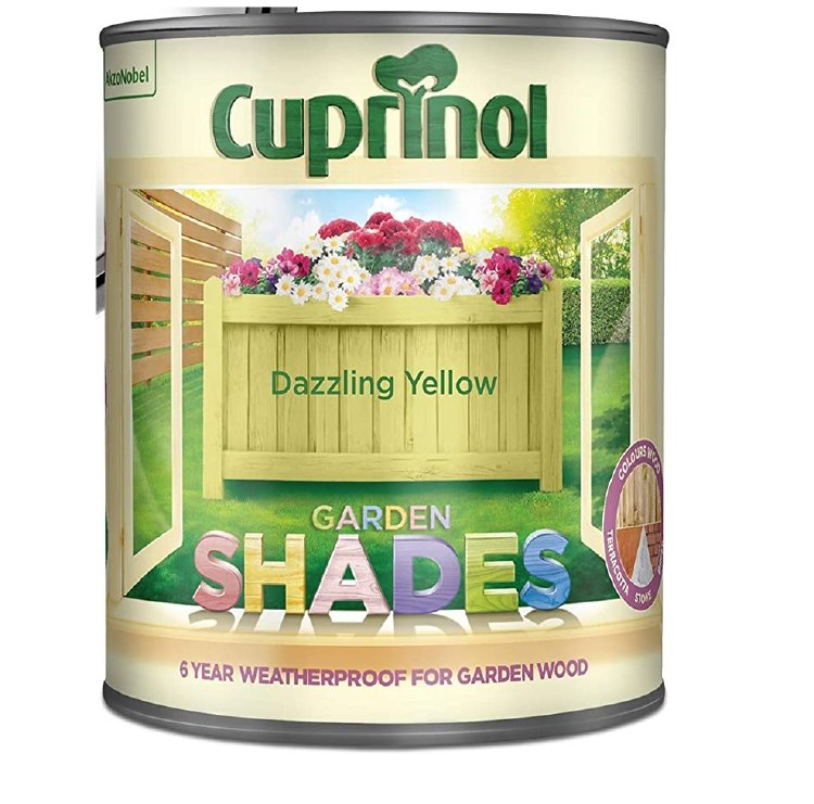 CUPRINOL GARDEN SHADES DAZZLING YELLOW 1L