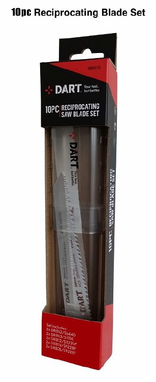 DART 10 PC RECIP BLADE SET