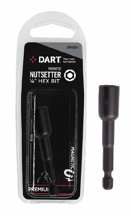 DART 8X65MM MAGNETIC IMPACT TECH NUTSETTER