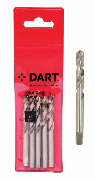 DART ARBOR PILOT DRILL 75MM - PK5