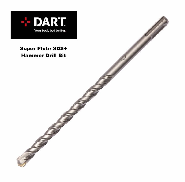 DART 6.5 X 160MM SUPER FLUTE SDS+ HAMMER DRILL BIT