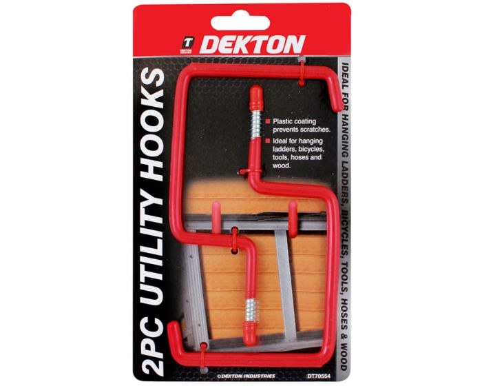 DEKTON 8MM 2 PIECE UTILITY HOOKS