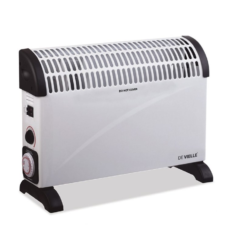DE VIELLE CLASSIC CONVECTOR HEATER WITH TIMER 2000W